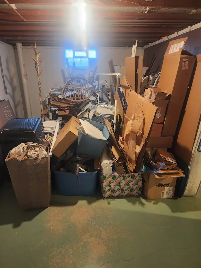 Roll-off dumpster container at job site for Yard Waste Dumpster Rental in Helena Valley West Central